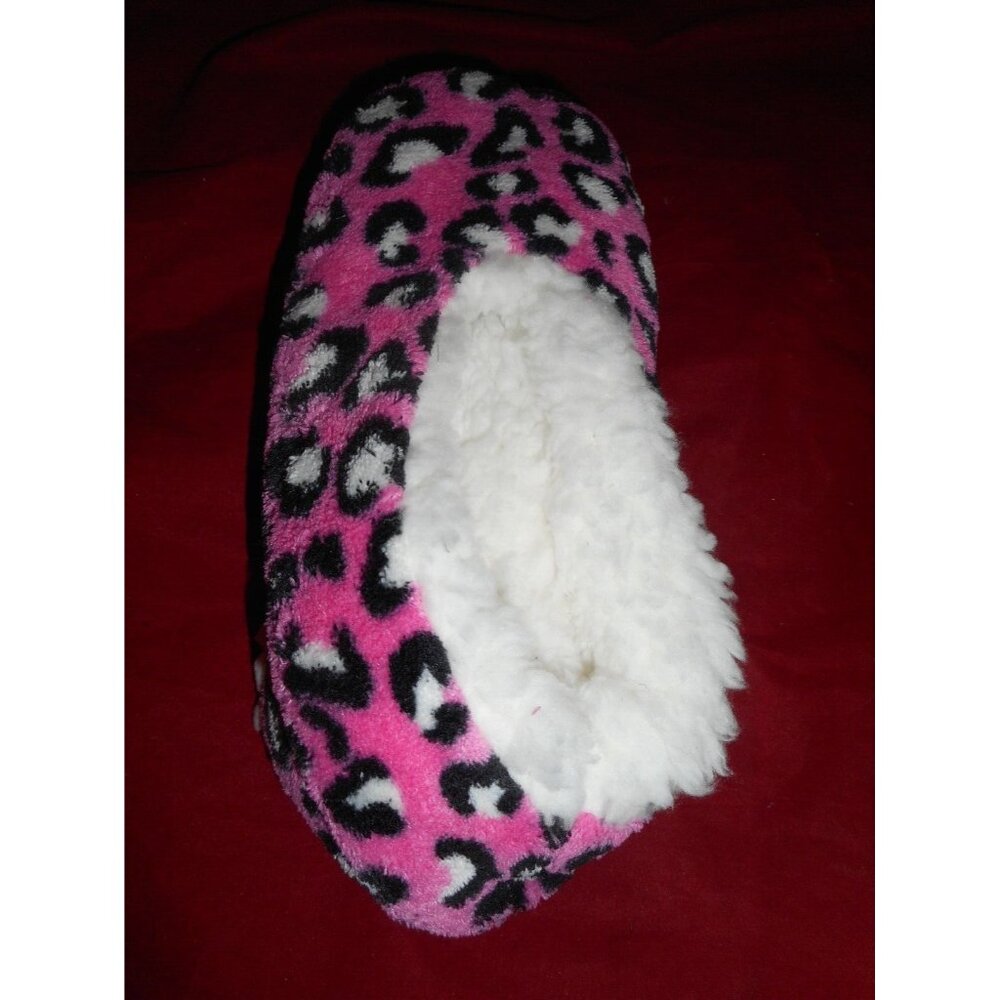1 Pair Womens Snuggle Feet Non-Slip Slipper Size S/M 5-7 Soft Warm Slippers